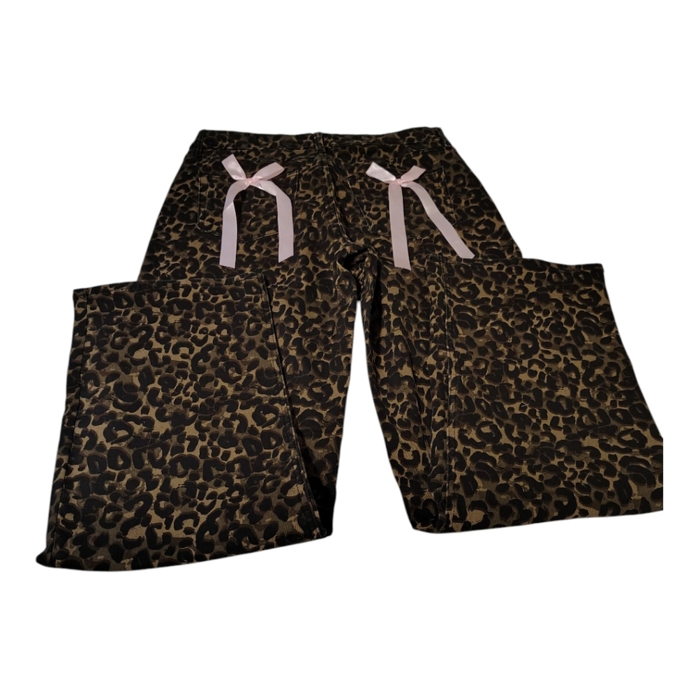 Ashley Mason Wild Animal Print Jeans Size 5